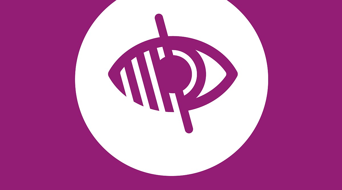 Graphic of vision symbol