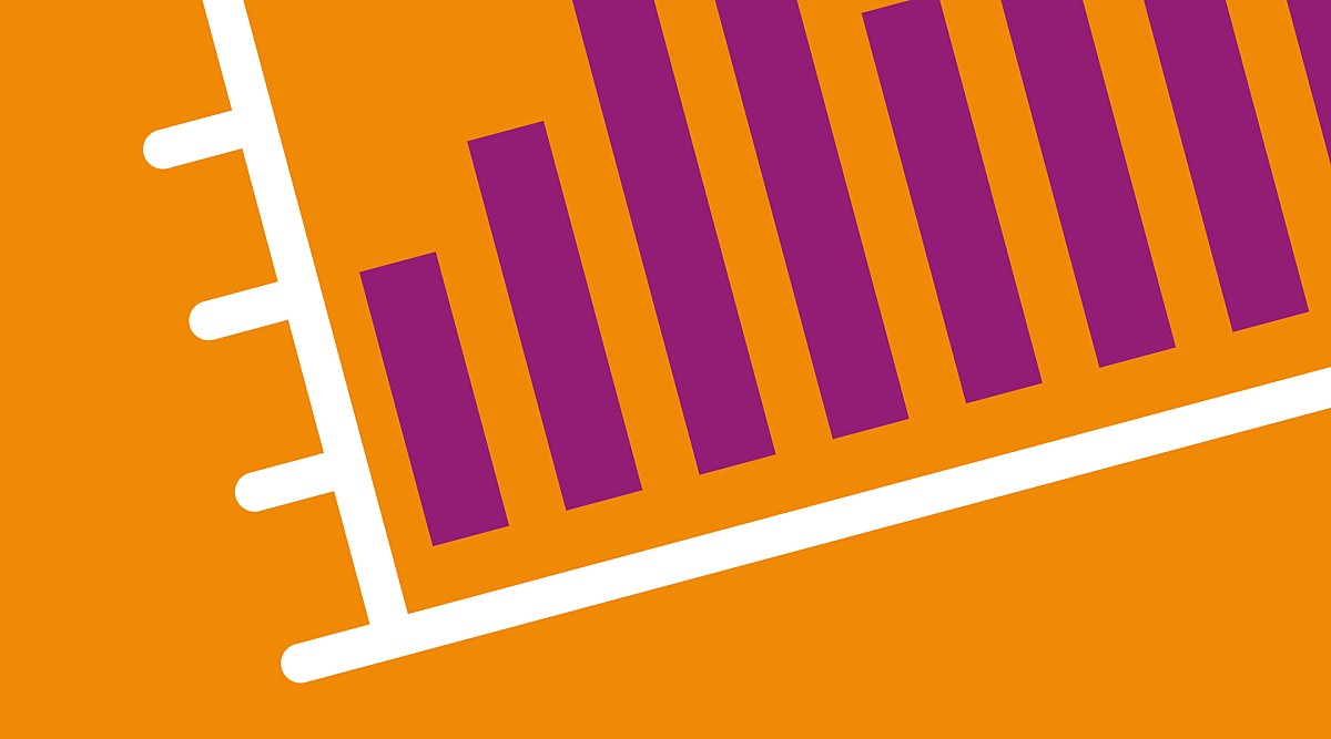 Graphic of a bar graph