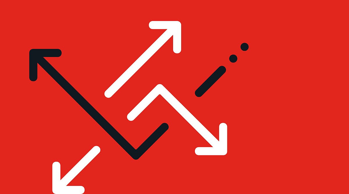 Graphic of arrows